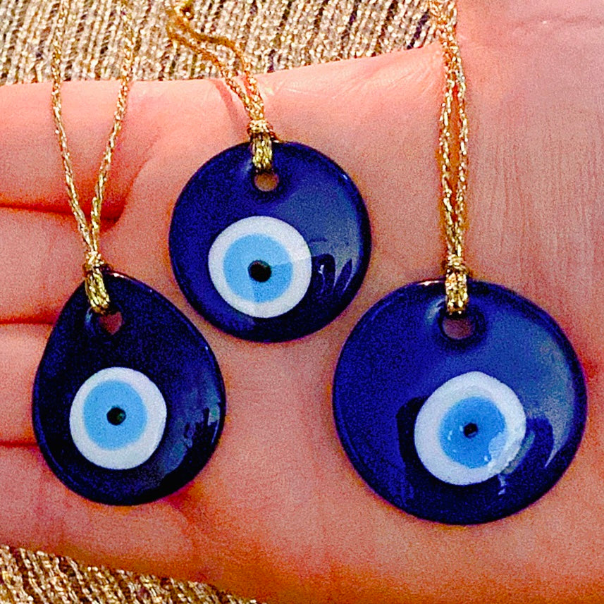 Blue Evil Eye Wall Hanging