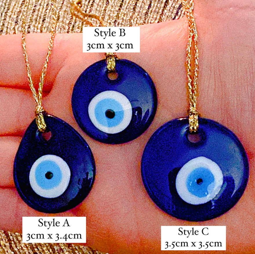 Blue Evil Eye Wall Hanging