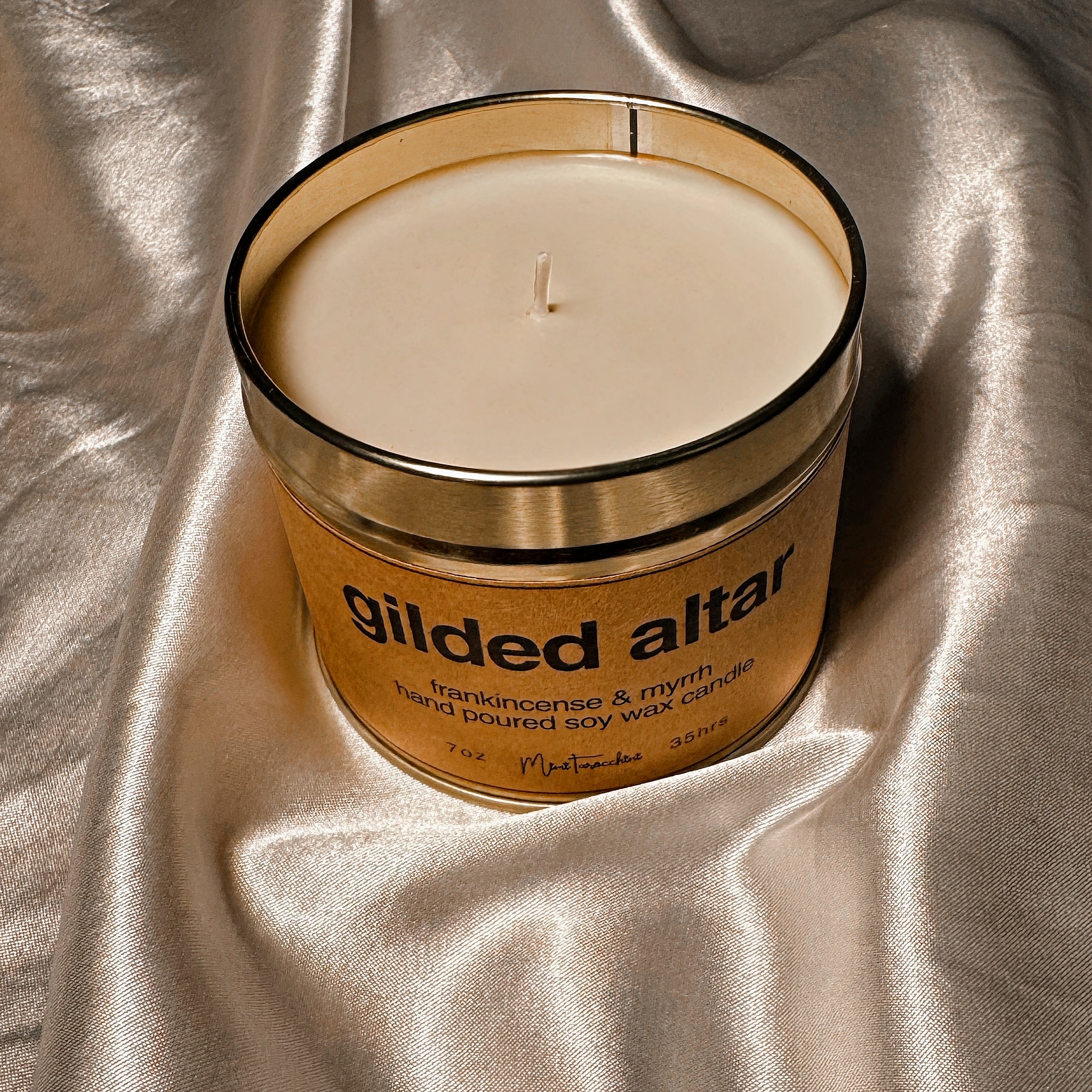 Gilded Altar Candle