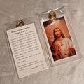 Prayer Cards with Sacred Medals