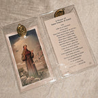 Prayer Cards with Sacred Medals
