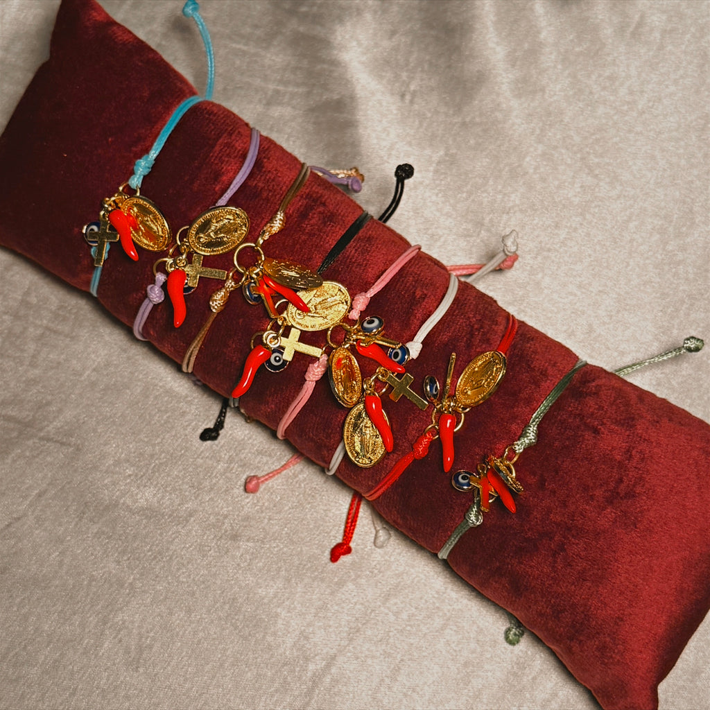 Handmade Talisman Cluster Bracelet