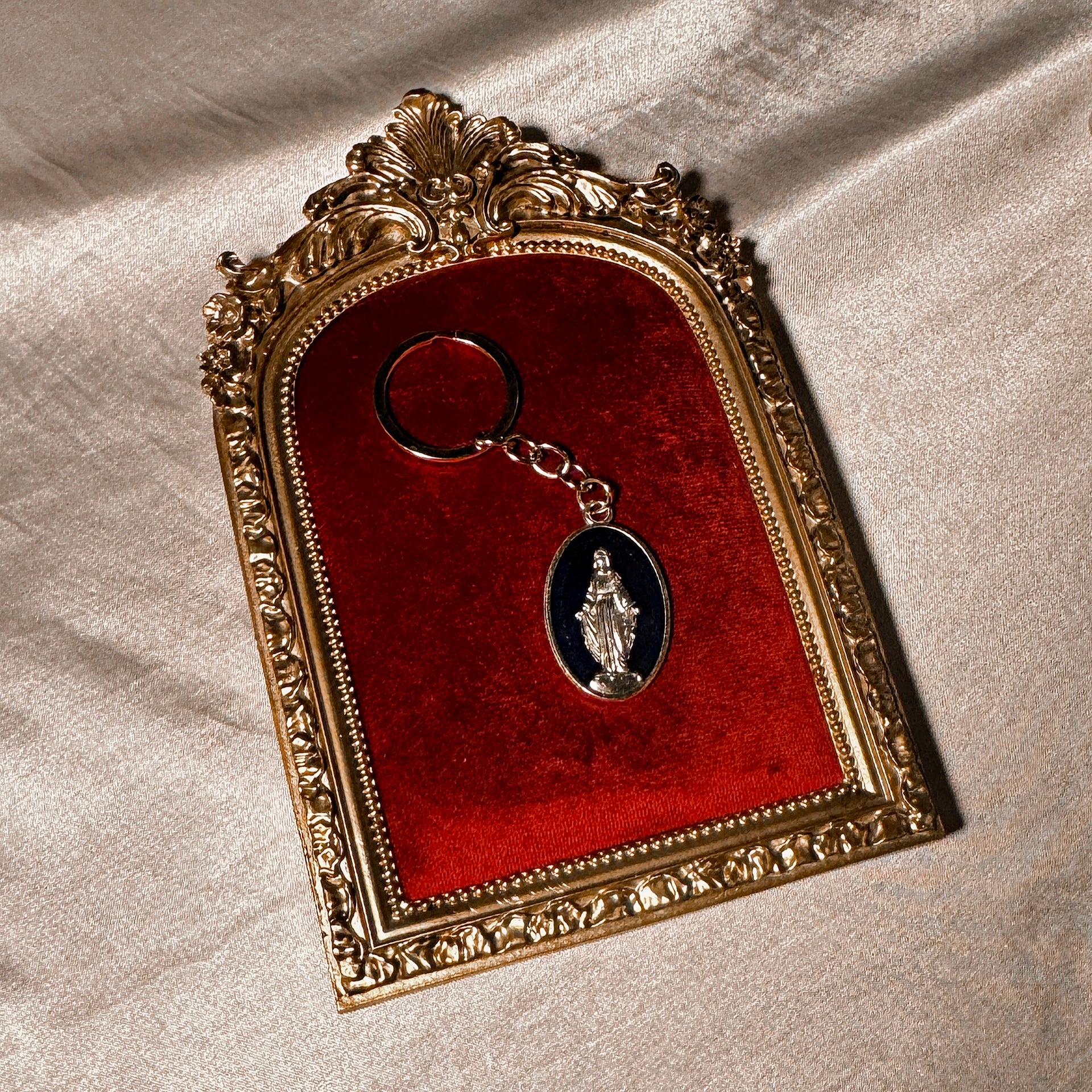 Miraculous Medal Keychain (Mary)