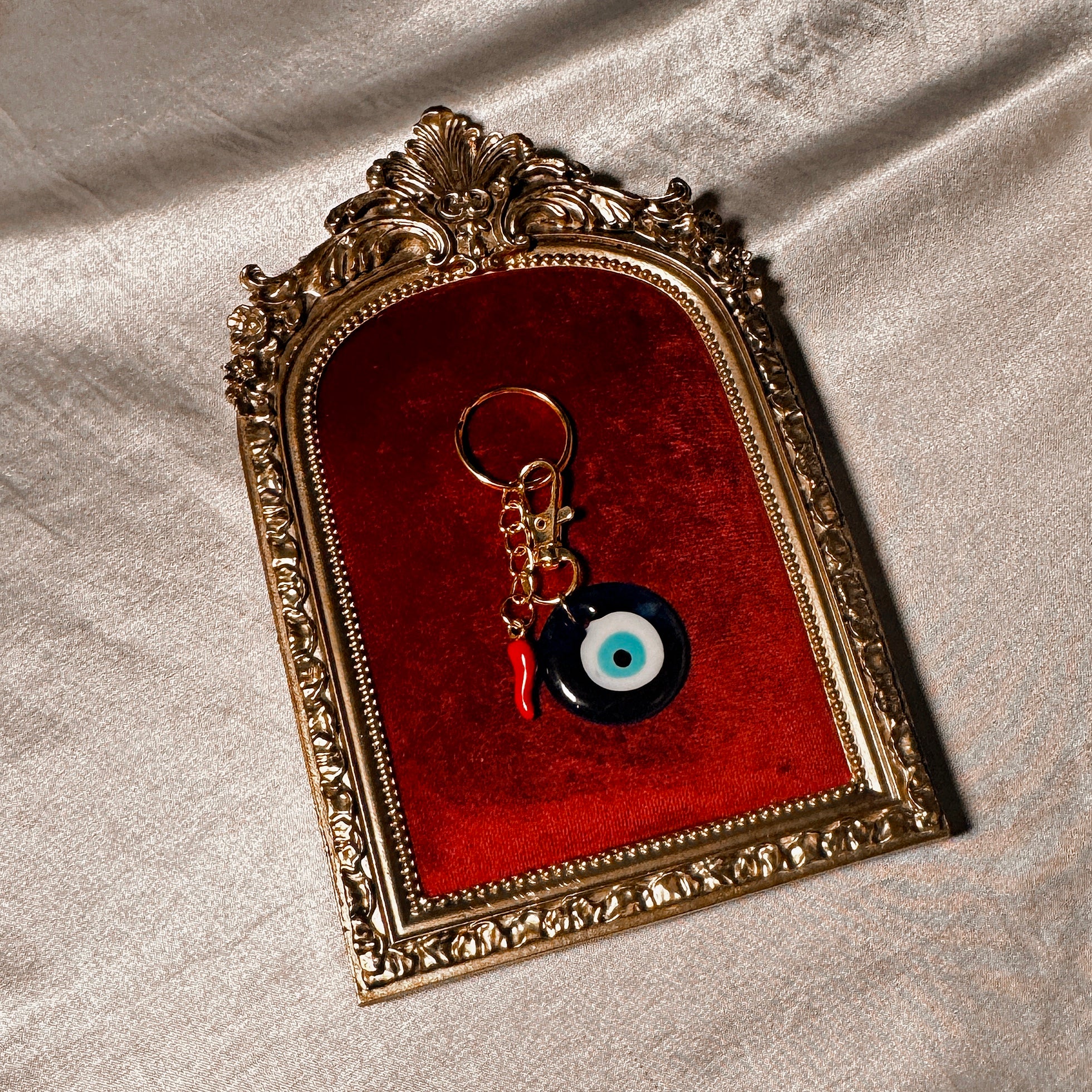 Cornicello & Nazar Protection Keychain