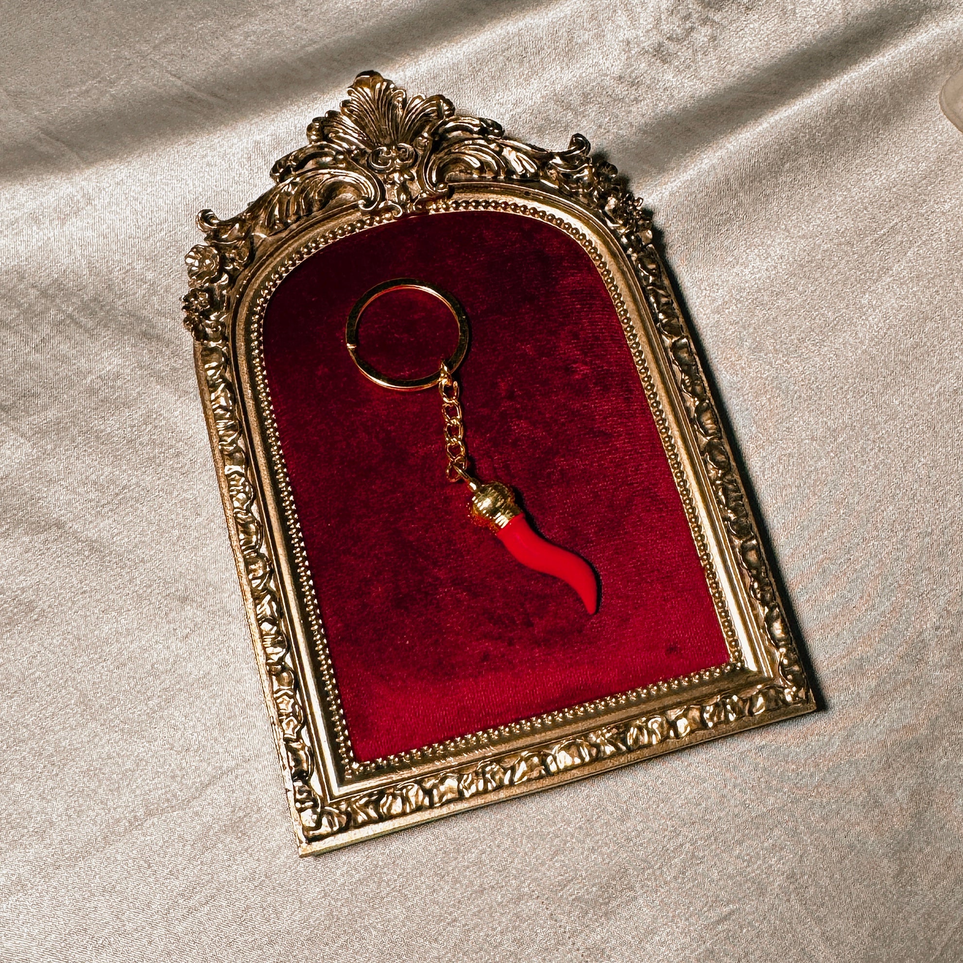 Cornicello Protection Keychain