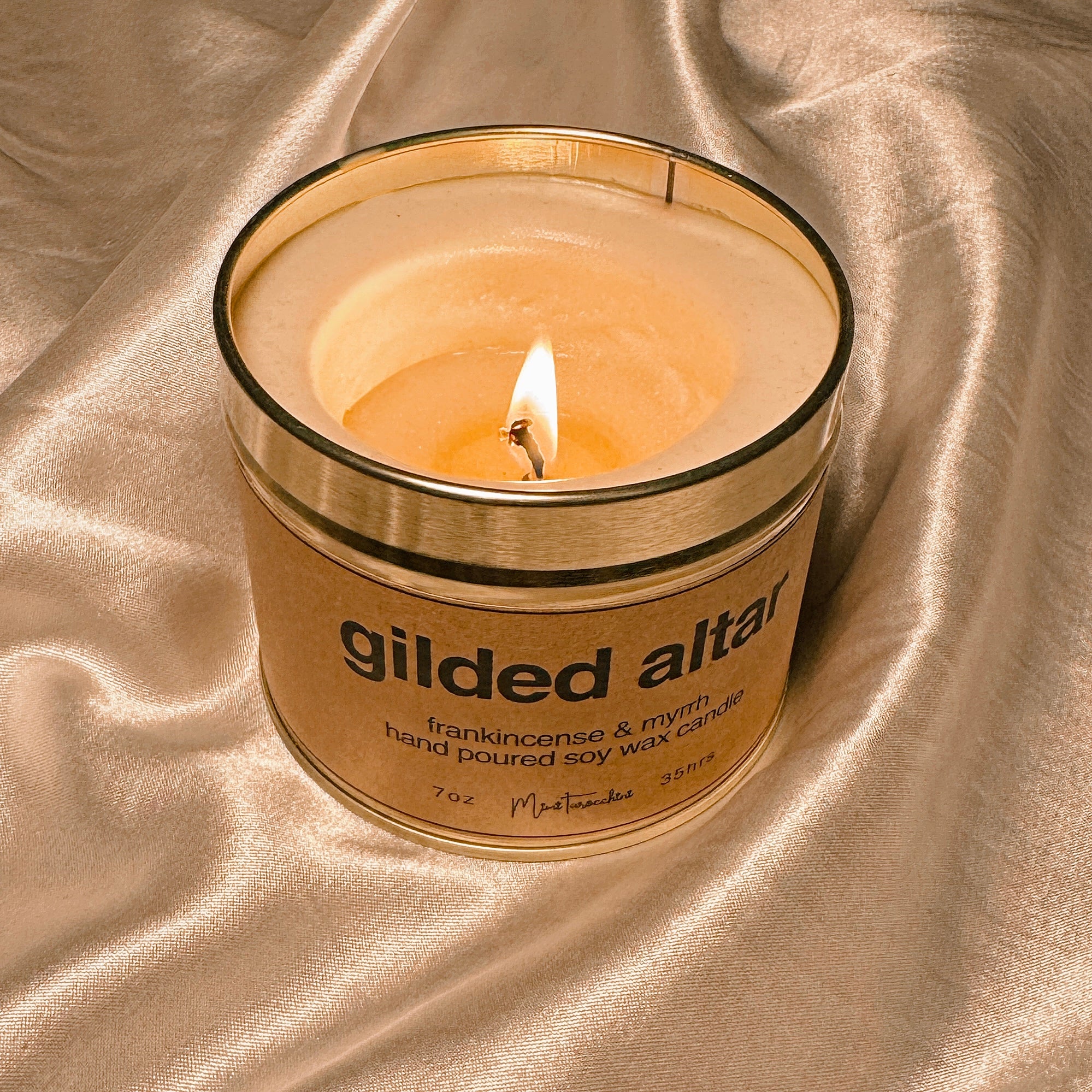 Gilded Altar Candle