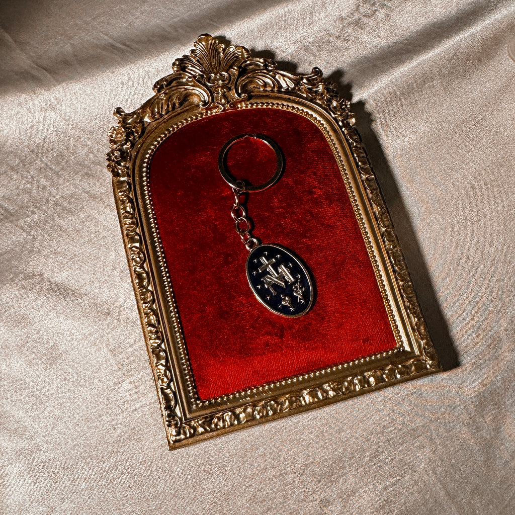 Miraculous Medal Keychain (Mary)