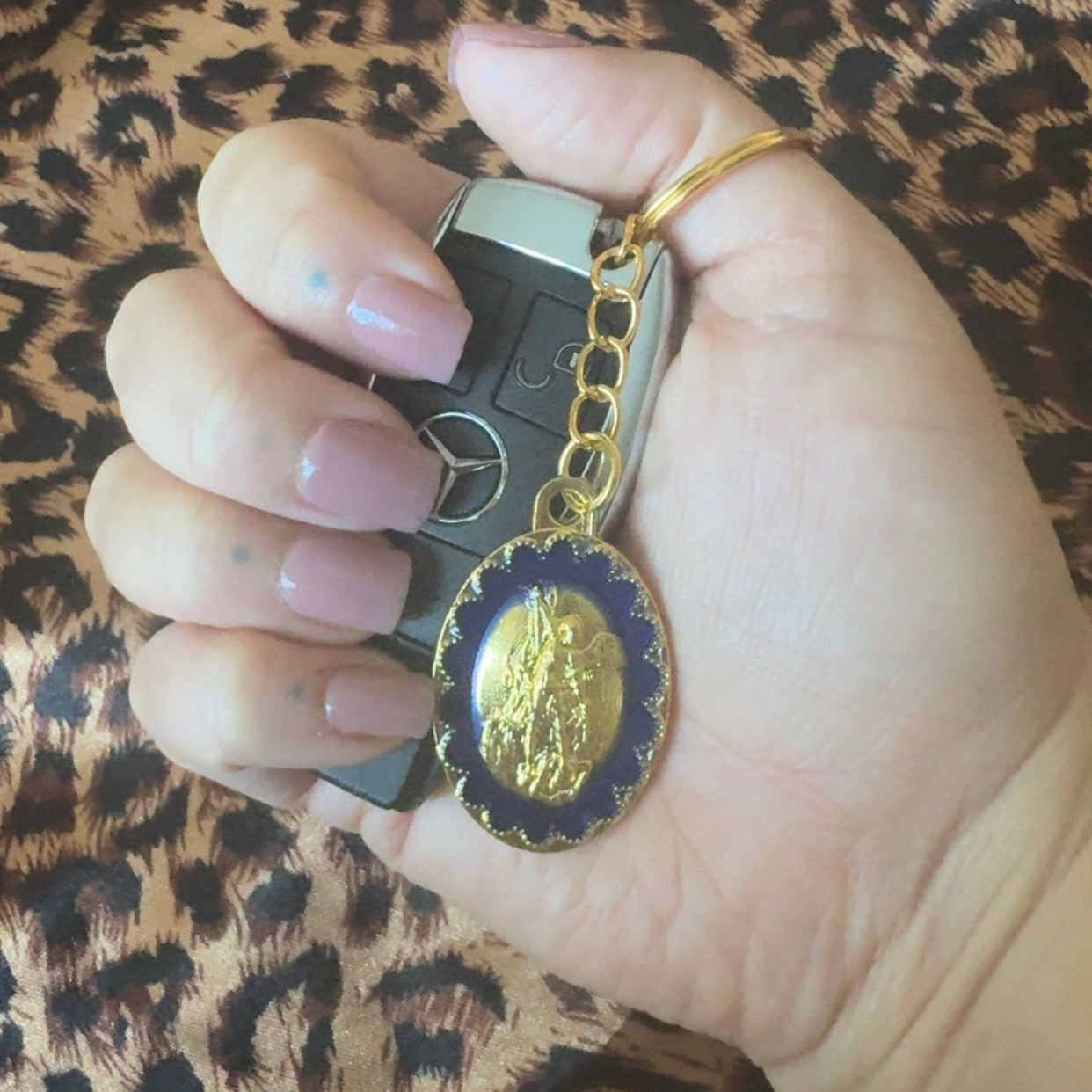 Saint Michael the Archangel Keychain